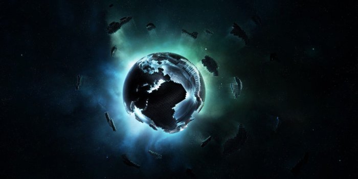 1920x1200 space, Planet, Earth, Pixels, 3D, Digital Art, Continents, Africa