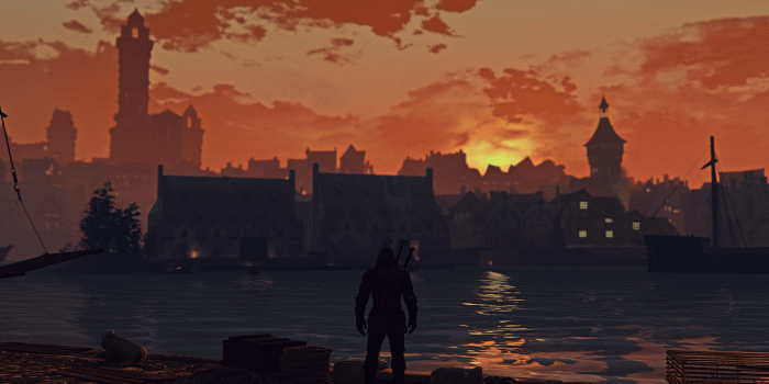 2560x1440 Sunrise over Novigrad at The Witcher 3 Nexus - Mods and community