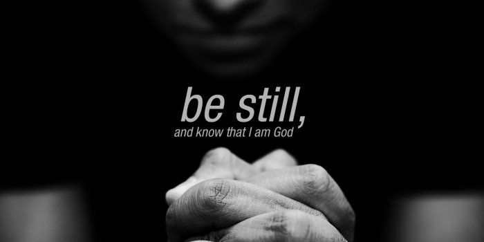 1366x768 Be Still! | Christian Wallpapers