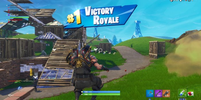 1920x1080 Download Fortnite Victory Royale P90 Gun Widescreen Desktop
