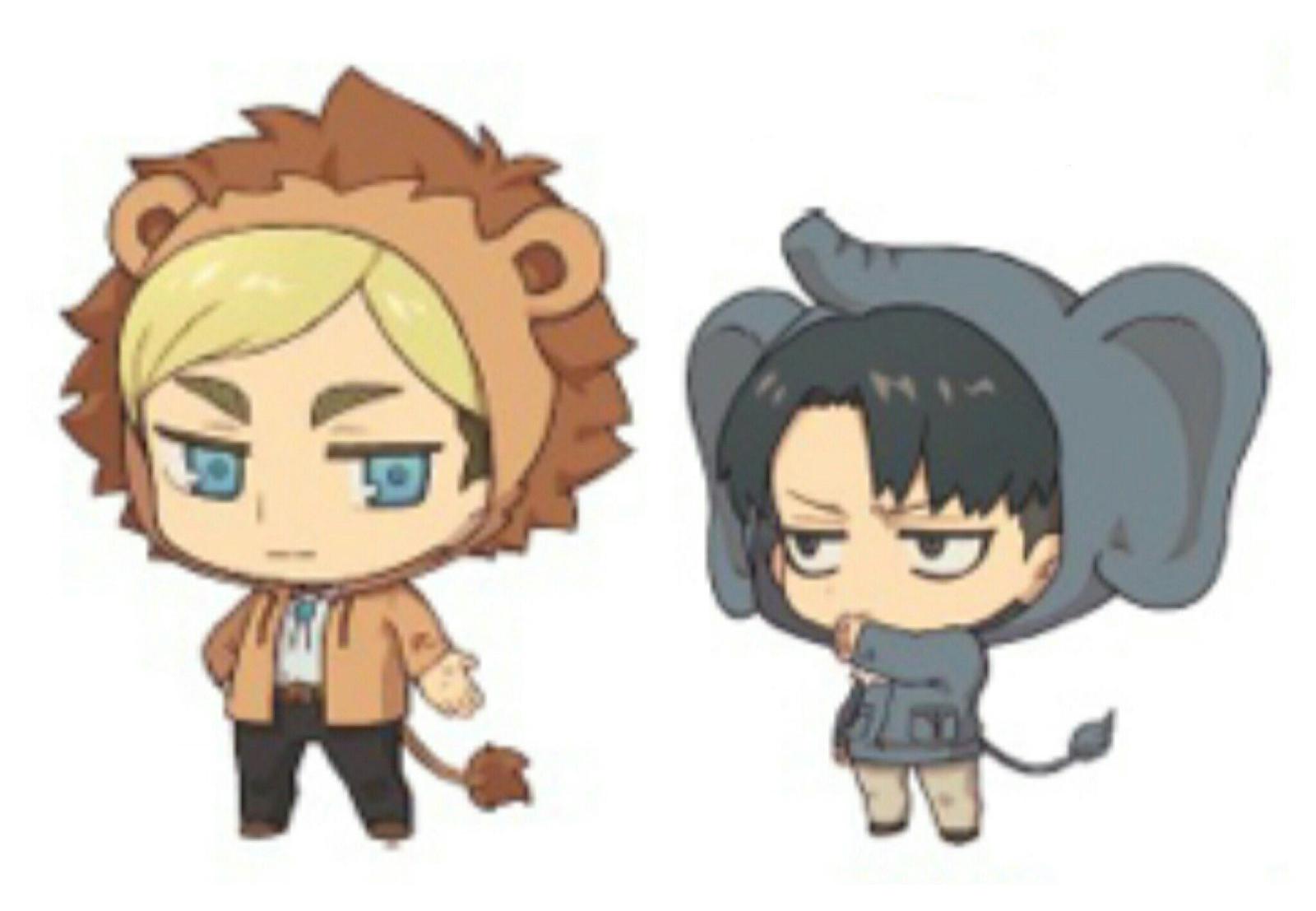2048x1417 Levi x Erwin | chibi | AoT | | AttackOT | Attack on titan, Rivamika