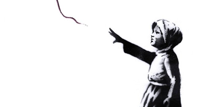 1536x2048 Banksy reworks girl with heart balloon to mark third anniversary of