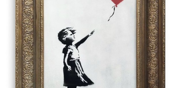 840x1120 Banksy pranks auction by shredding million-dollar painting. Now it