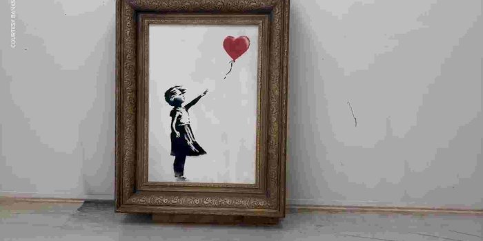 1920x1080 Banksy had different plan for shredded painting