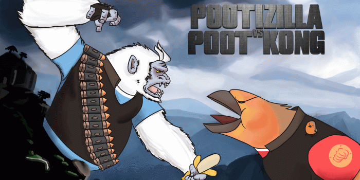 1920x1080 When Yeti Heavy meets Bird Heavy in combat : tf2