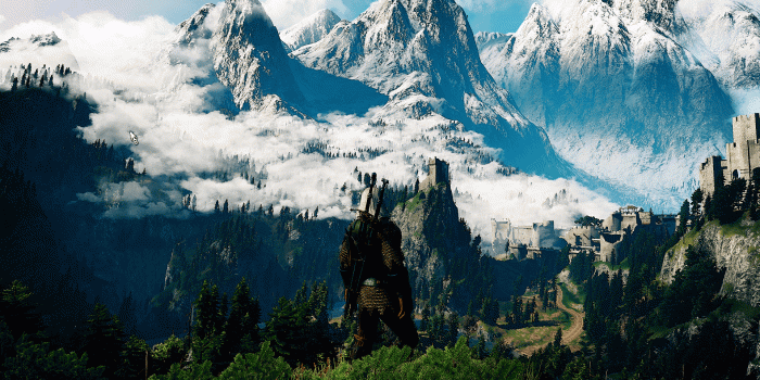1920x1080 Just finished Witcher 3 and decided to explore Kaer Morhen area