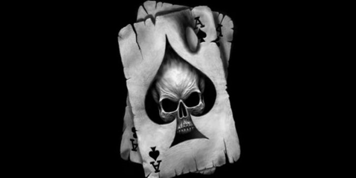1920x1200 Ace of spade playing card, skull, heverilson HD wallpaper