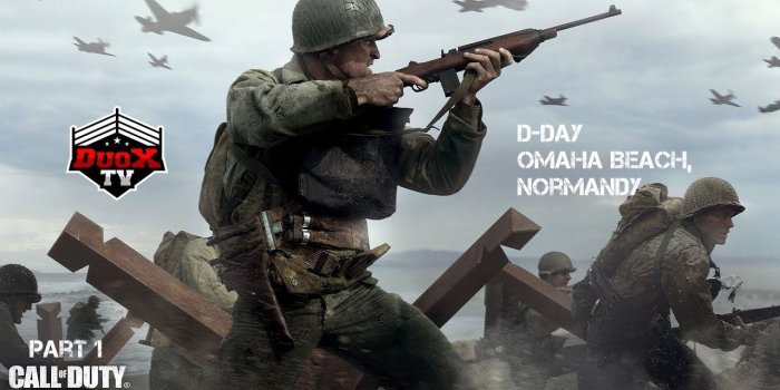 1280x720 Call of Duty World War 2 Part 1 D-DAY | Normandy invasion 60fps