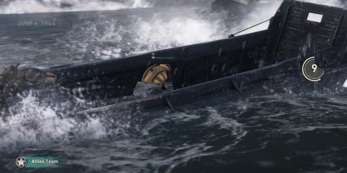 2560x1440 D-Day sure was lonely : WWII