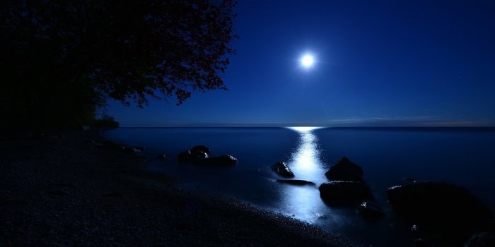 2048x1239 Dark Blue Moon Wallpaper (72+ images)