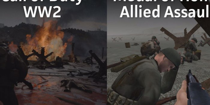 1200x800 Call of Duty: WWII vs. Medal of Honor: Allied Assault: Storming
