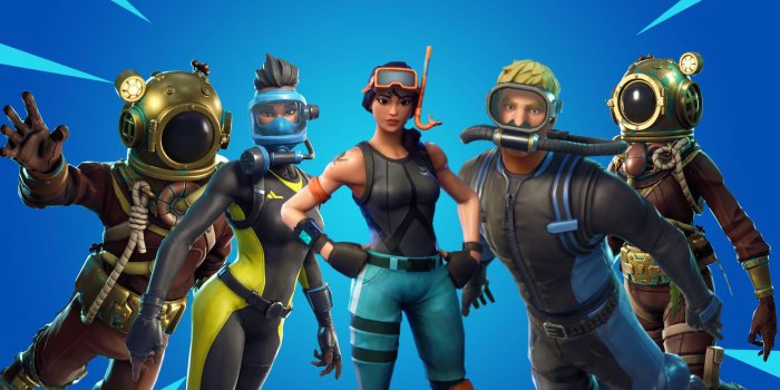 1920x1080 How does Fortnite have 5 different 'Diver/Snorkel' themed skins, yet