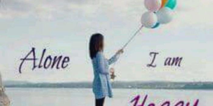 1024x1024 I Am Alone But Happy Quotes I Am - Am Alone But Happy Quotes