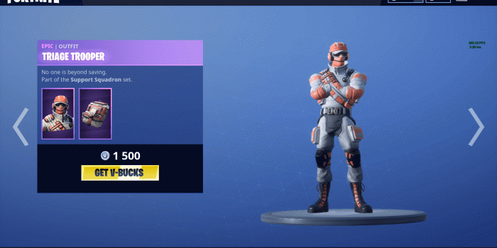 1920x1080 Extra space inside the new medic-skin to keep hands warm : FortNiteBR