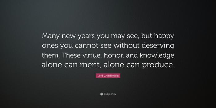 3840x2160 Lord Chesterfield Quote: “Many new years you may see, but happy ones