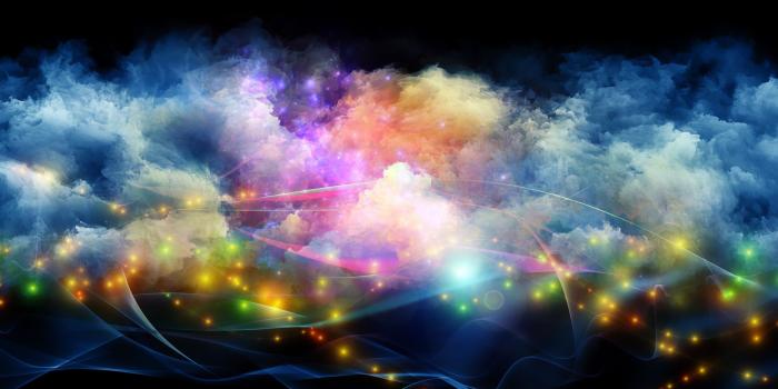 2560x1440 digital Art, Minimalism, Colorful, Abstract, Smoke, Galaxy, Waves