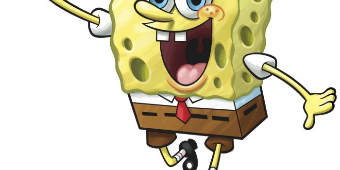 1500x1500 RoomMates Spongebob Squarepants Peel and Stick Giant Wall Decal