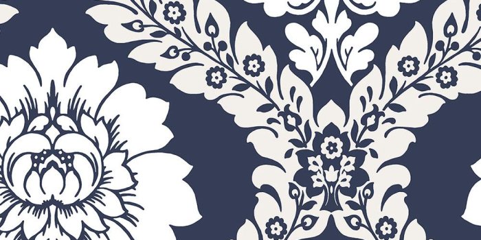 1000x1000 Daisy Damask Wallpaper