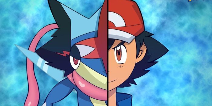 1368x855 collection image wallpaper: Pokemon Ash Greninja Wallpaper