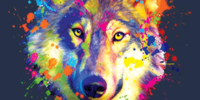 1080x1350 Neon Wolf T-Shirt -Dean Russo Licensed Art in 2019 | Products I Like