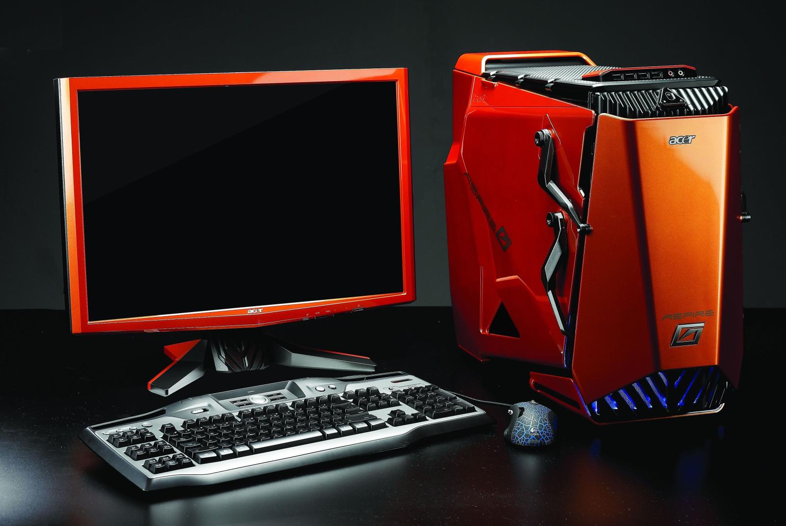 3839x2568 Red Gaming Pc Wallpaper