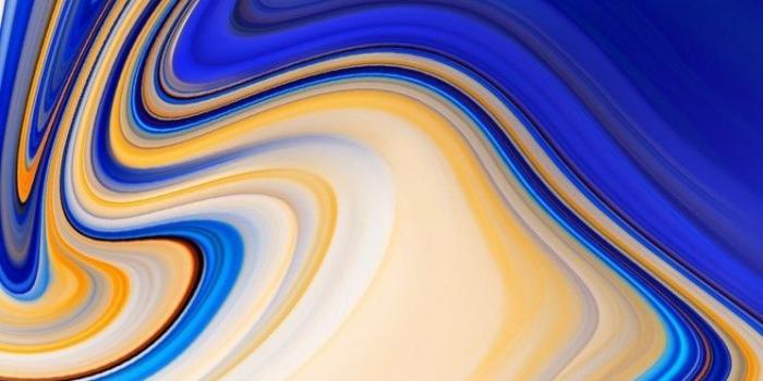 745x1325 Colourful Fluid ink photography, blue and white colorf… | Graphic