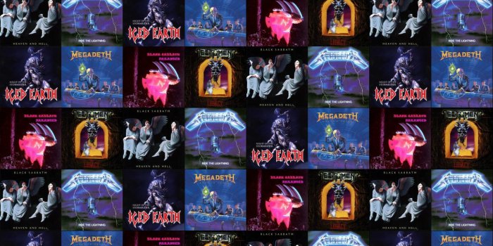 1366x768 Black Sabbath Heaven Hell Metallica Ride Lightning Iced Wallpaper
