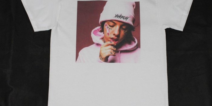 1178x1023 Lil Xan White T-Shirt S-3XL hip hop rap lil pump trippie red lil peep travis