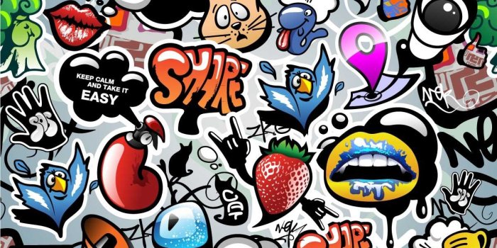 1200x1200 urban food graffiti - Google Search | animacao | Graffiti wallpaper