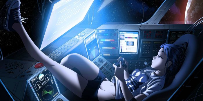 1920x1092 49+] Anime Gamer Girl Wallpapers - WallpaperSafari