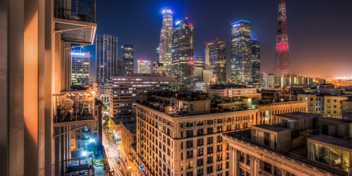 2048x1152 Los Angeles At Night ❤ 4K HD Desktop Wallpaper for 4K Ultra HD TV