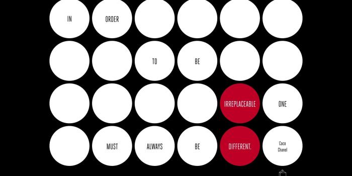 1920x1200 design, quotes, circles, typography, Coco Chanel, inspirational