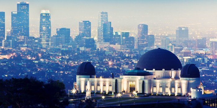 1920x1080 Download Wallpaper 1920x1080 los angeles, building, evening, view