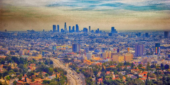 5184x3456 Elevation of Los Angeles, CA, USA - Topographic Map - Altitude Map