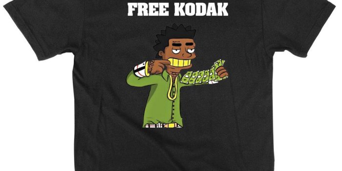 1000x1000 Free Kodak Black T-Shirt No Flockin Skrt Project Baby Heart of The Projects