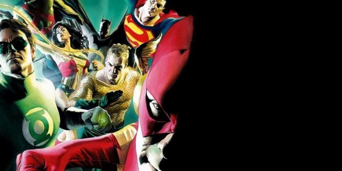 1024x768 DC Comics, The Flash, Green Lantern, Superman, Batman, Wonder Woman