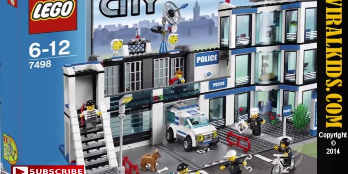 1920x1080 LEGO City - Police Station 7498 - Review