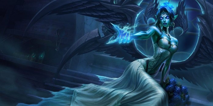 1332x850 Wallpaper light, girl, fantasy, game, magic, wings, flowers, angel