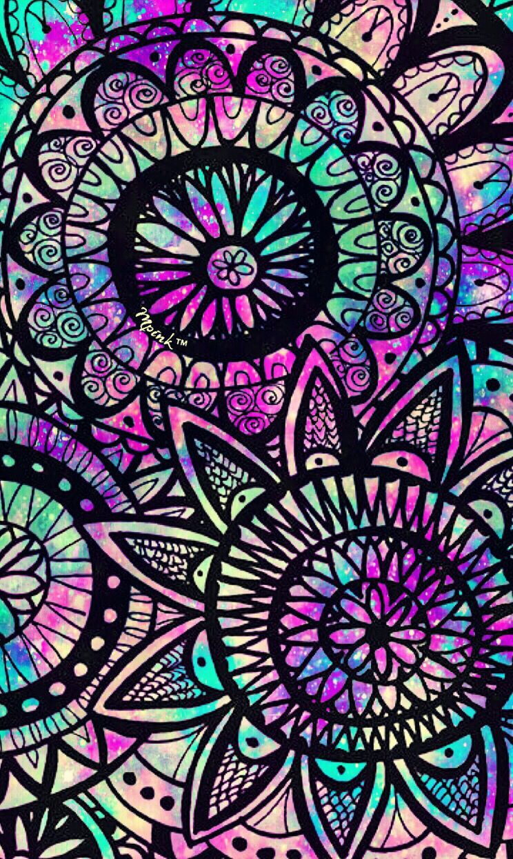 744x1245 Cute Floral Galaxy Wallpaper #androidwallpaper #iphonewallpaper