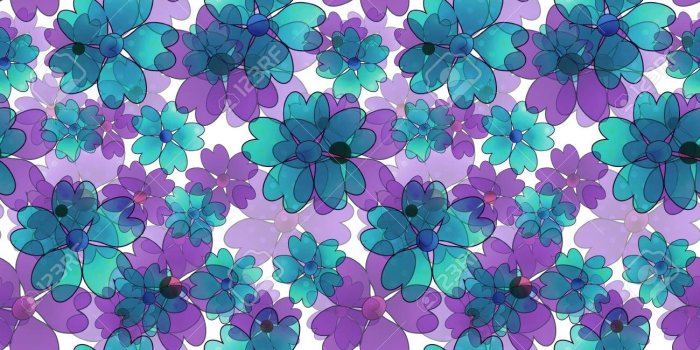 1300x1300 Purple Flower Pattern Wallpaper For Iphone ~ Festival Wallpaper