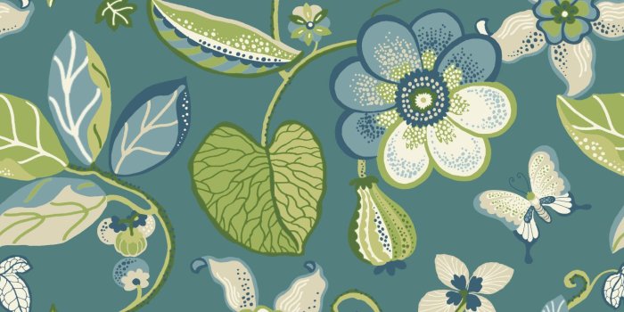 1500x1403 Sea Floral Wallpaper
