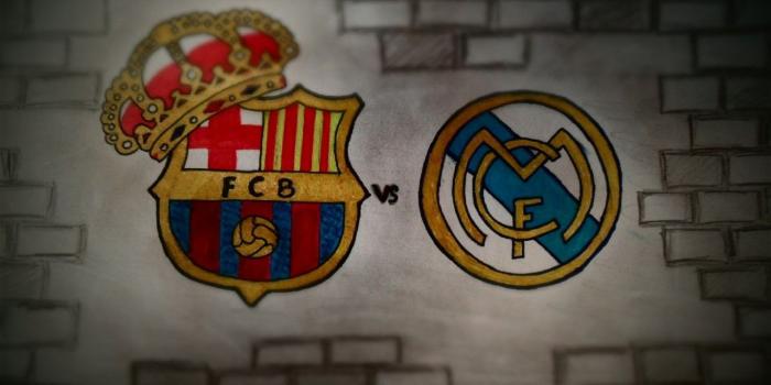 1366x768 FC Barcelona vs Real Madrid | download free wallpaper | Design HQ