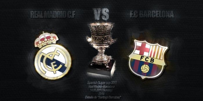 1024x768 Spanish Supercup wallpaper - Real Madrid vs Barcelona