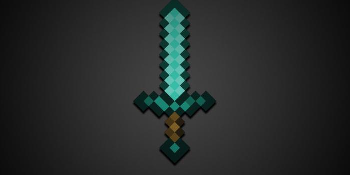 1920x1080 Free download Minecraft Diamond Sword HD Wallpaper of Minecraft
