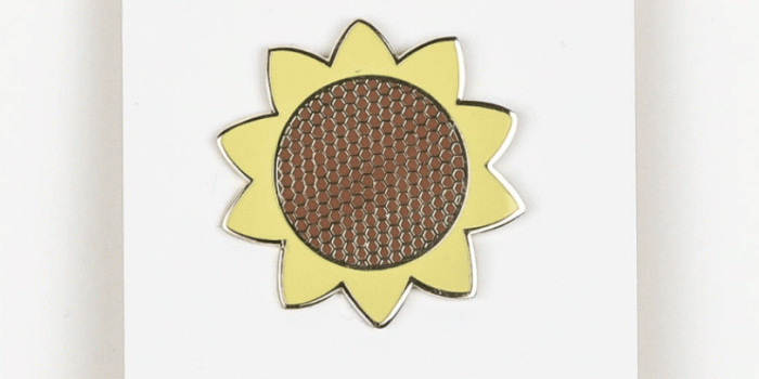 812x1004 Sunflower Pin Badge by Hello Sunshine | Wallpapers and cute stuff