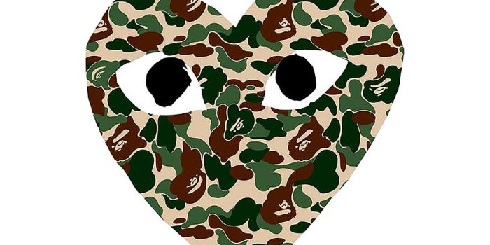 885x900 Camo Comme Des Garcons Bape by Carol Martinez