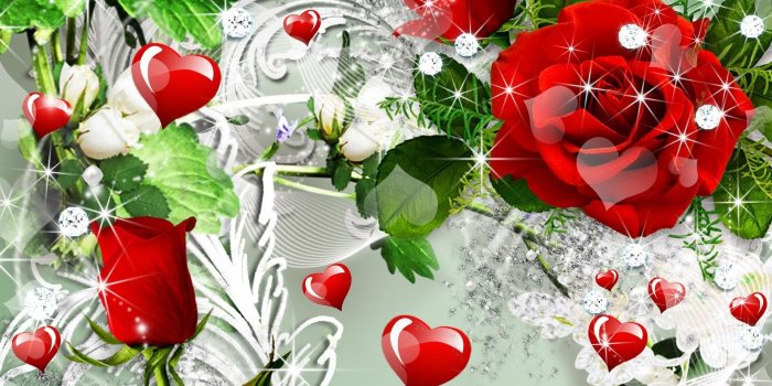 1920x1080 63+ Red Heart Wallpapers on WallpaperPlay