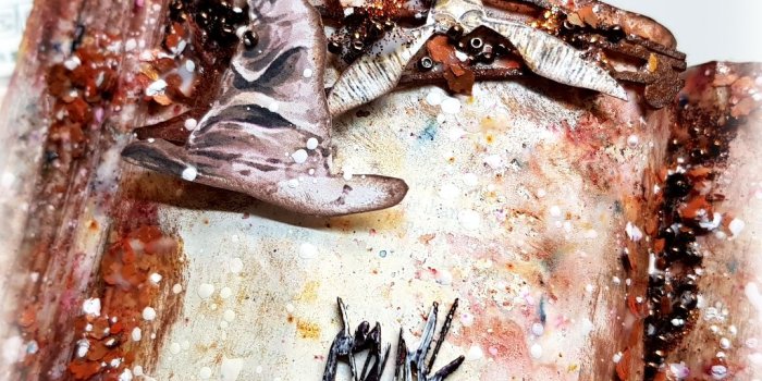 1024x768 Papermade Fairytale: Harry Potter altered Book of Spells