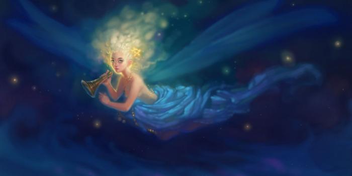 1244x700 Fantasy art blue Disney fairy fly girl lights magic peter pan sky
