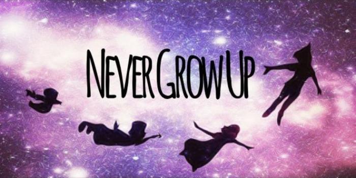 736x1104 Backgrounds Peter Pan Never Grow Up Galaxy Glitter Purple Desktop